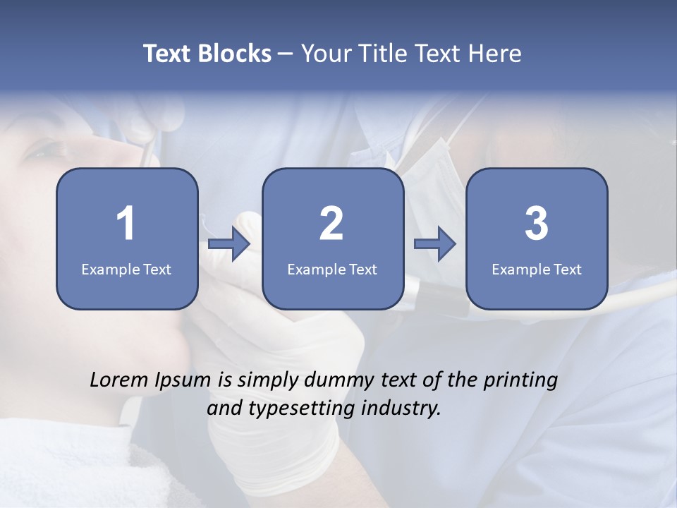 A Man Getting His Teeth Checked By A Dentist PowerPoint Template