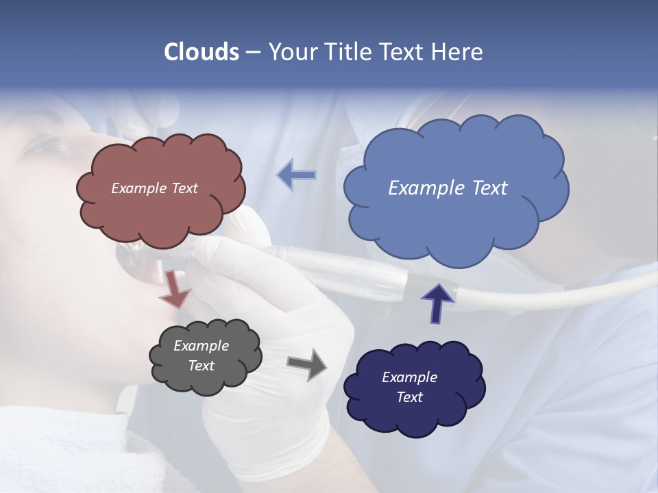 A Man Getting His Teeth Checked By A Dentist PowerPoint Template