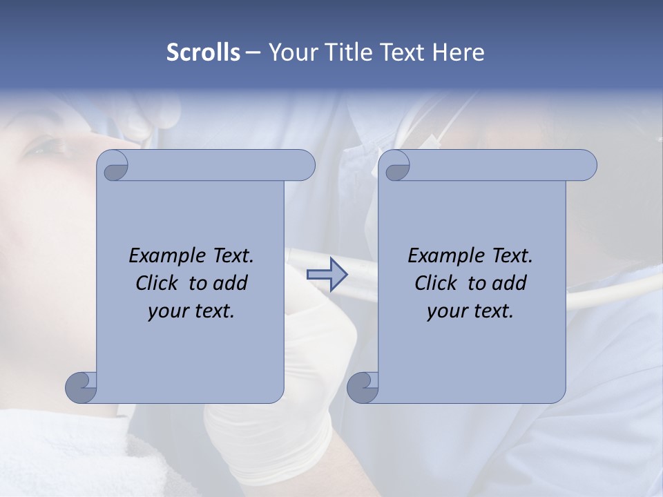 A Man Getting His Teeth Checked By A Dentist PowerPoint Template