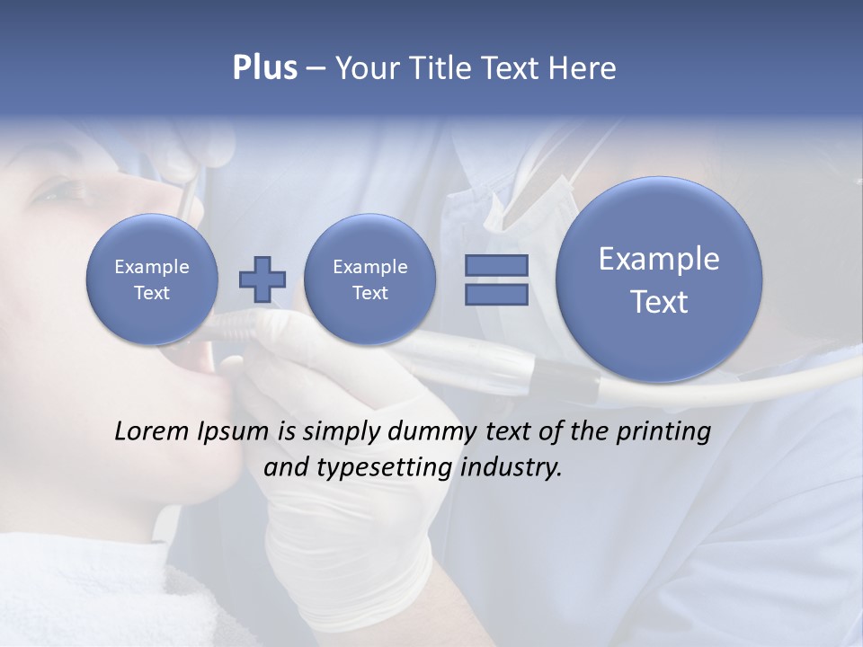 A Man Getting His Teeth Checked By A Dentist PowerPoint Template