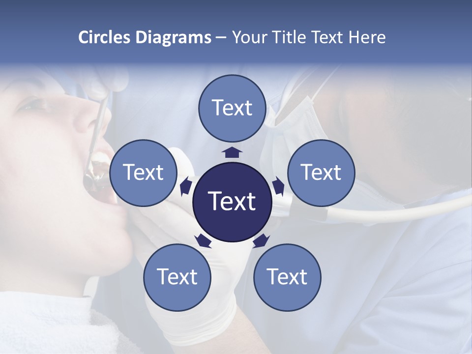 A Man Getting His Teeth Checked By A Dentist PowerPoint Template
