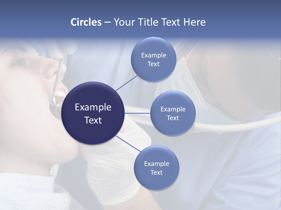 A Man Getting His Teeth Checked By A Dentist PowerPoint Template
