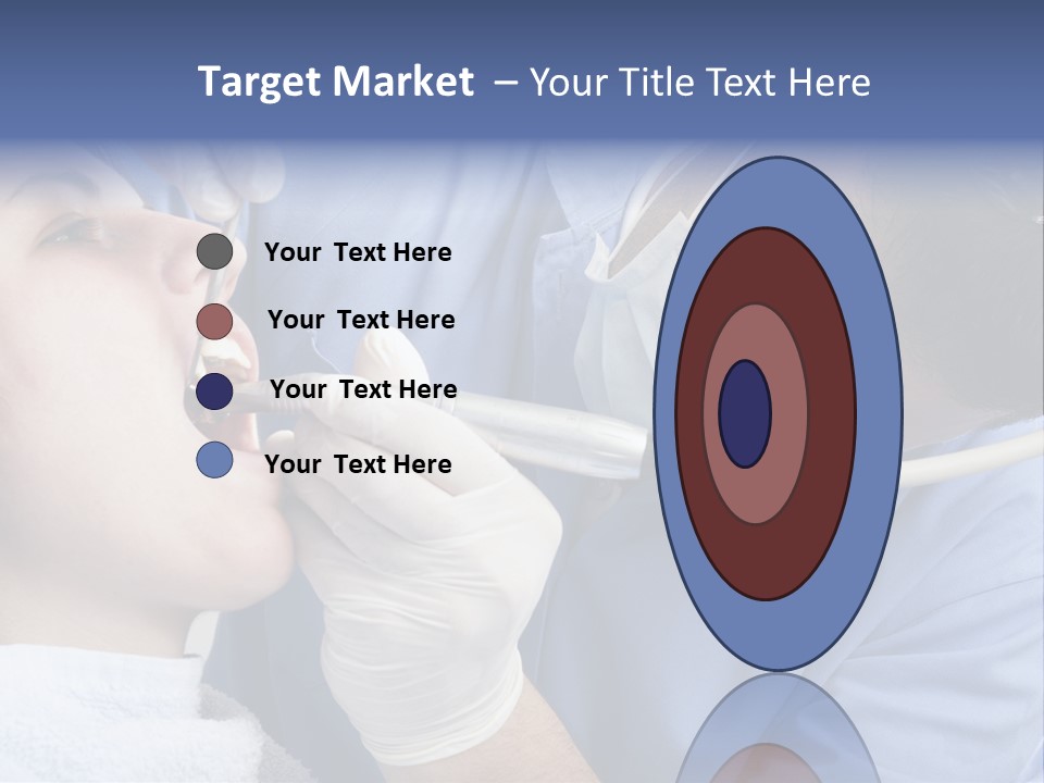 A Man Getting His Teeth Checked By A Dentist PowerPoint Template
