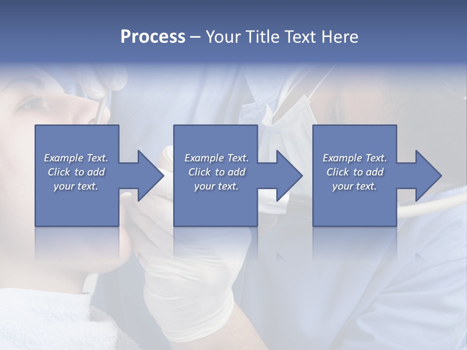 A Man Getting His Teeth Checked By A Dentist PowerPoint Template