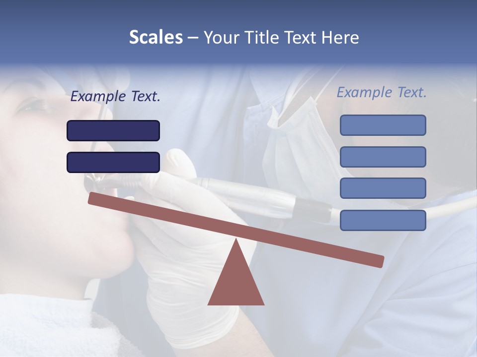 A Man Getting His Teeth Checked By A Dentist PowerPoint Template