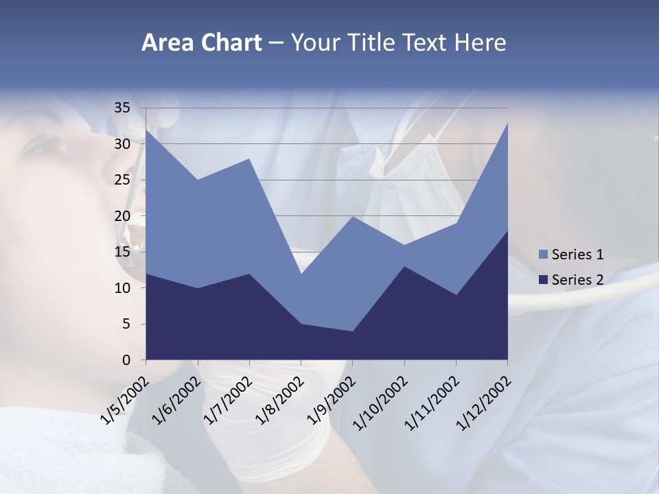 A Man Getting His Teeth Checked By A Dentist PowerPoint Template
