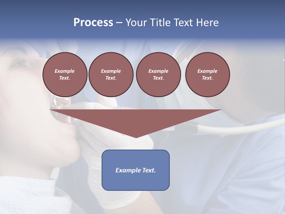 A Man Getting His Teeth Checked By A Dentist PowerPoint Template