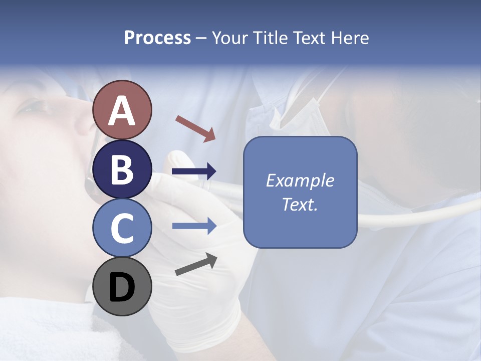 A Man Getting His Teeth Checked By A Dentist PowerPoint Template