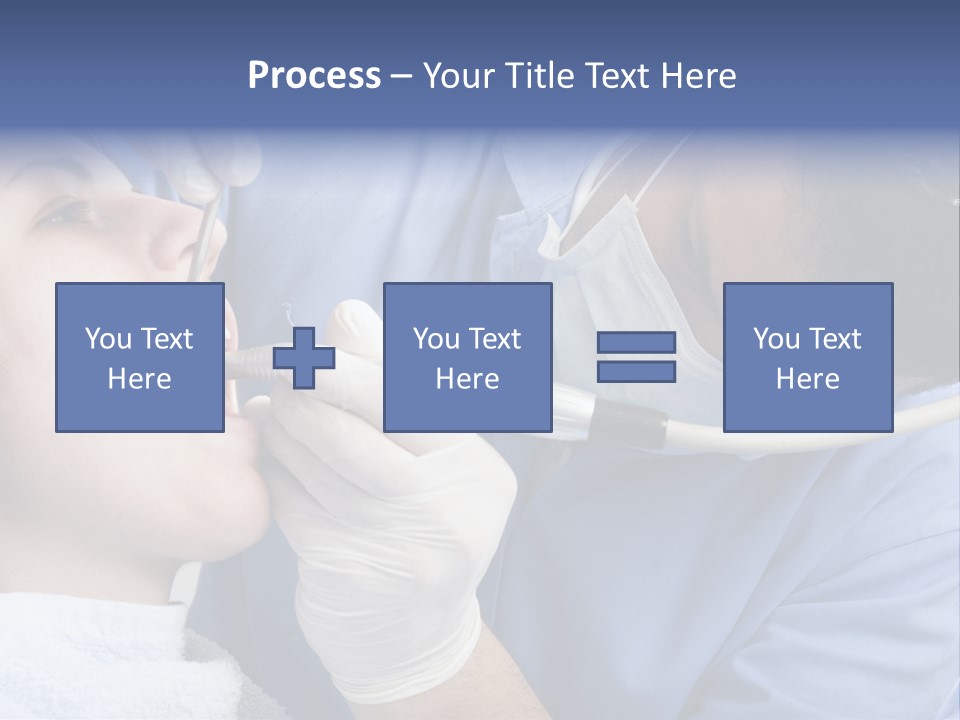 A Man Getting His Teeth Checked By A Dentist PowerPoint Template