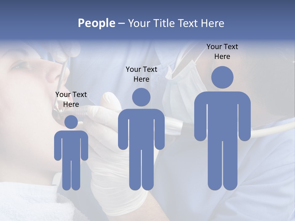 A Man Getting His Teeth Checked By A Dentist PowerPoint Template