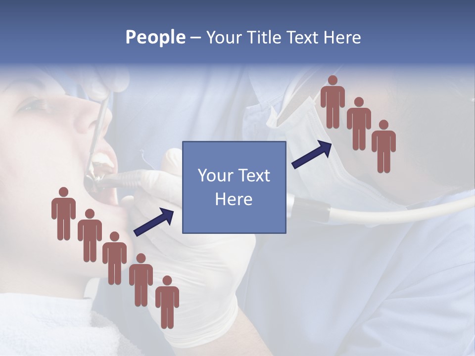 A Man Getting His Teeth Checked By A Dentist PowerPoint Template