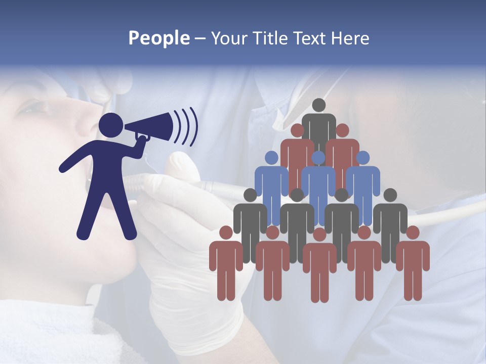 A Man Getting His Teeth Checked By A Dentist PowerPoint Template