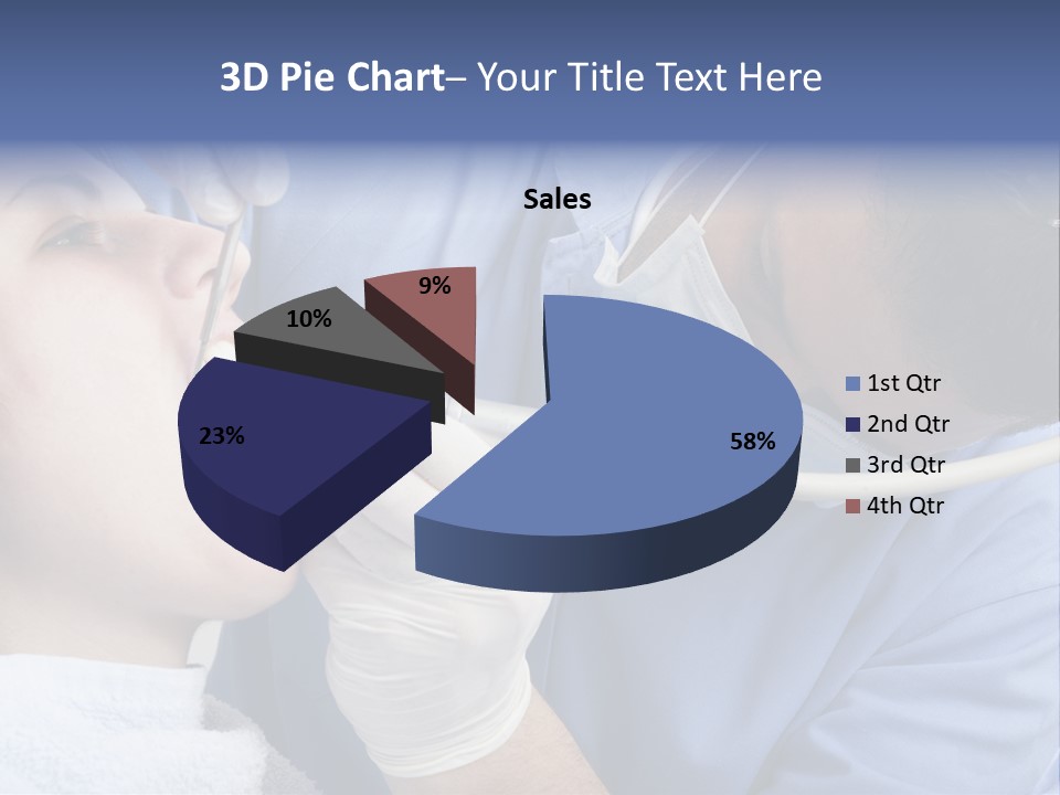 A Man Getting His Teeth Checked By A Dentist PowerPoint Template