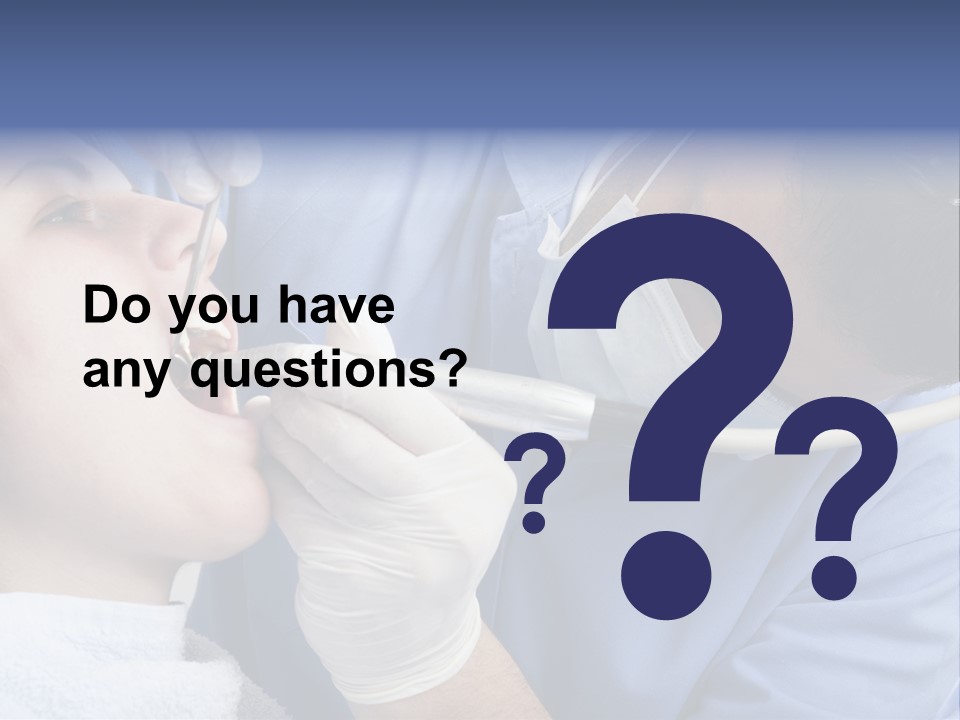 A Man Getting His Teeth Checked By A Dentist PowerPoint Template