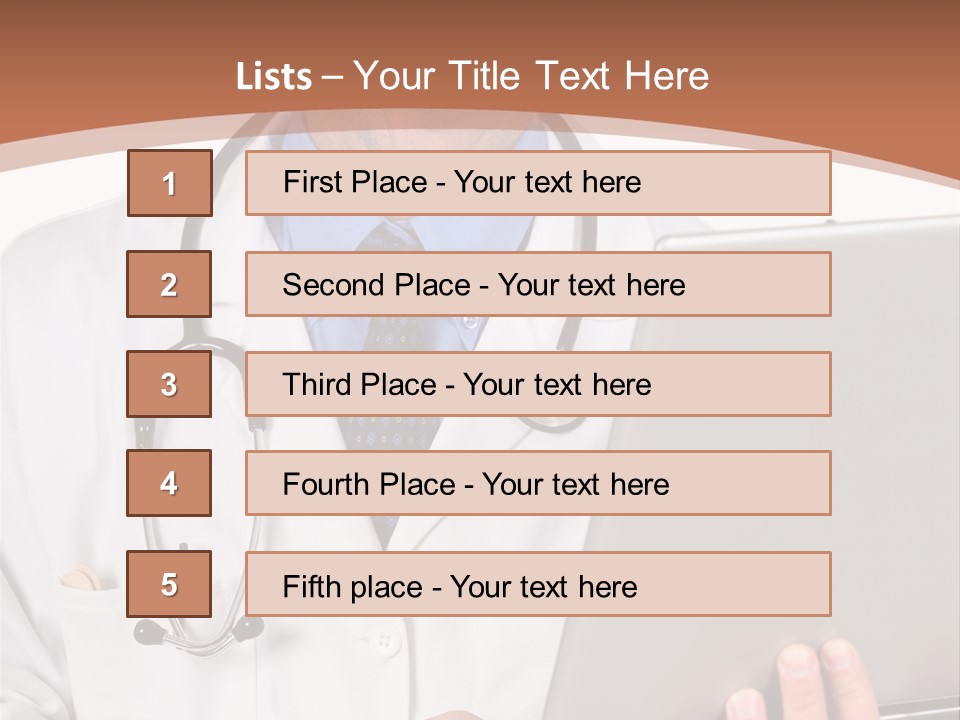 Communicating Notes Surgery PowerPoint Template