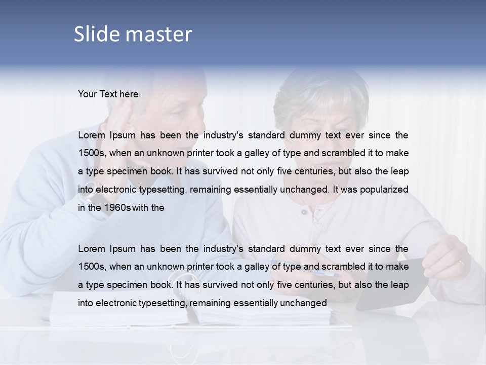 Family People Finance PowerPoint Template