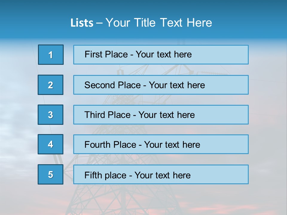 Sky High Equipment PowerPoint Template