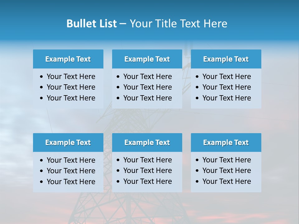 Sky High Equipment PowerPoint Template