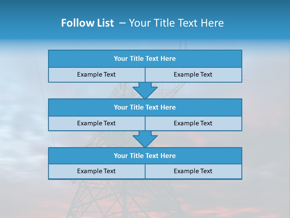 Sky High Equipment PowerPoint Template