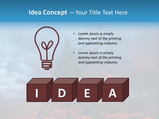 Sky High Equipment PowerPoint Template