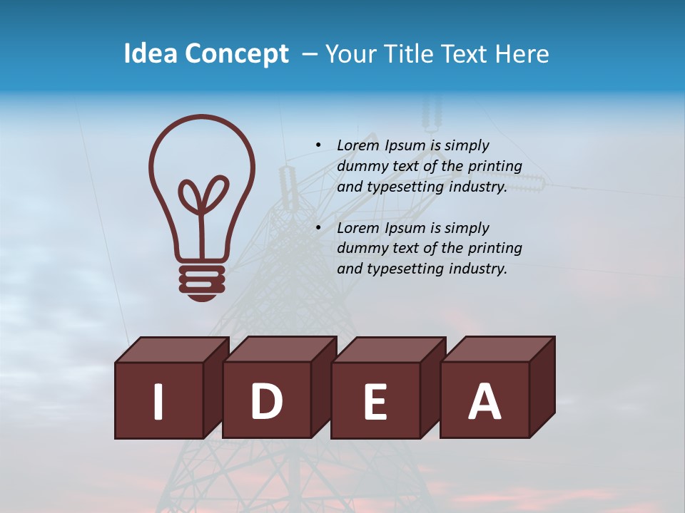 Sky High Equipment PowerPoint Template