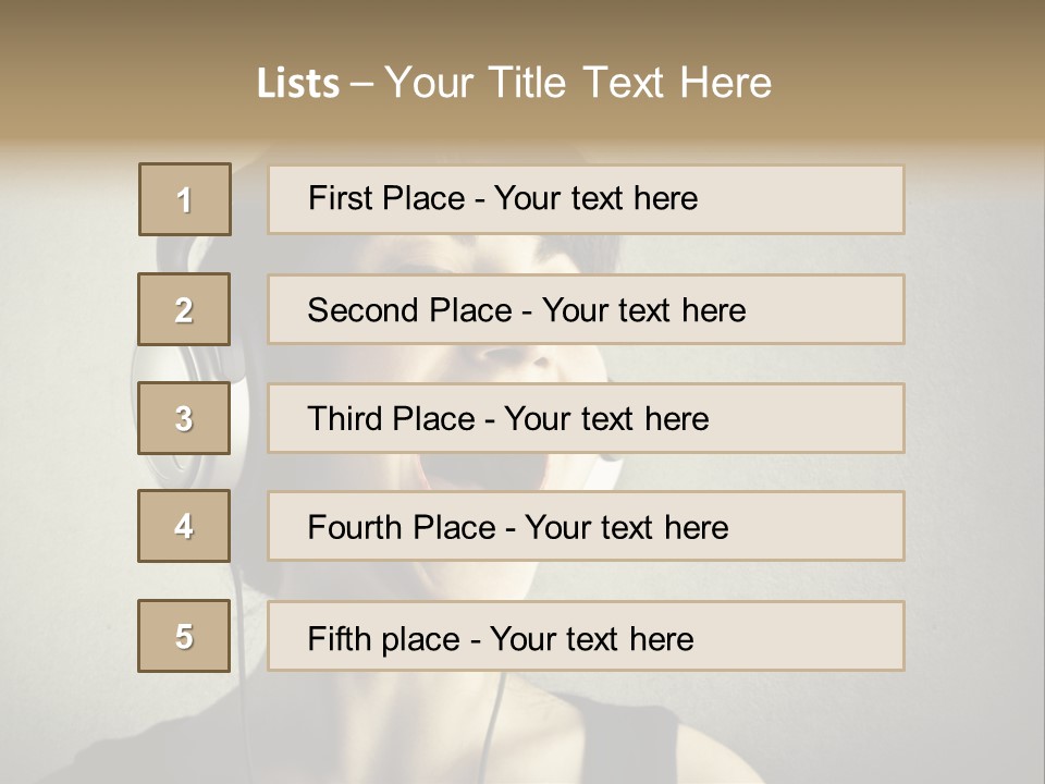 Lesson Beauty Isolated PowerPoint Template