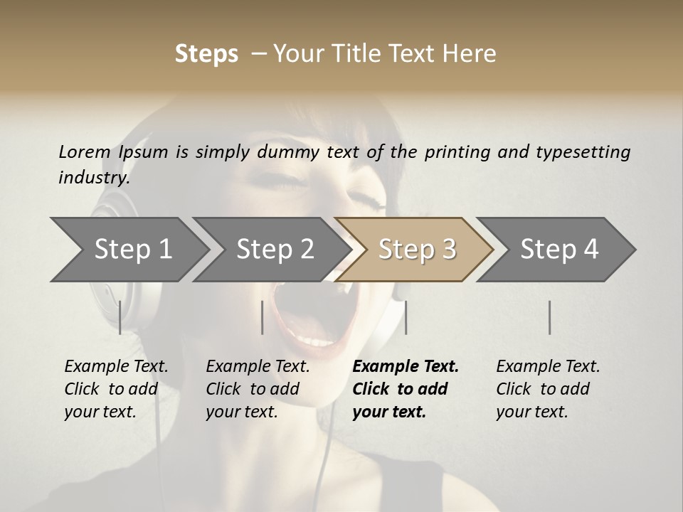 Lesson Beauty Isolated PowerPoint Template