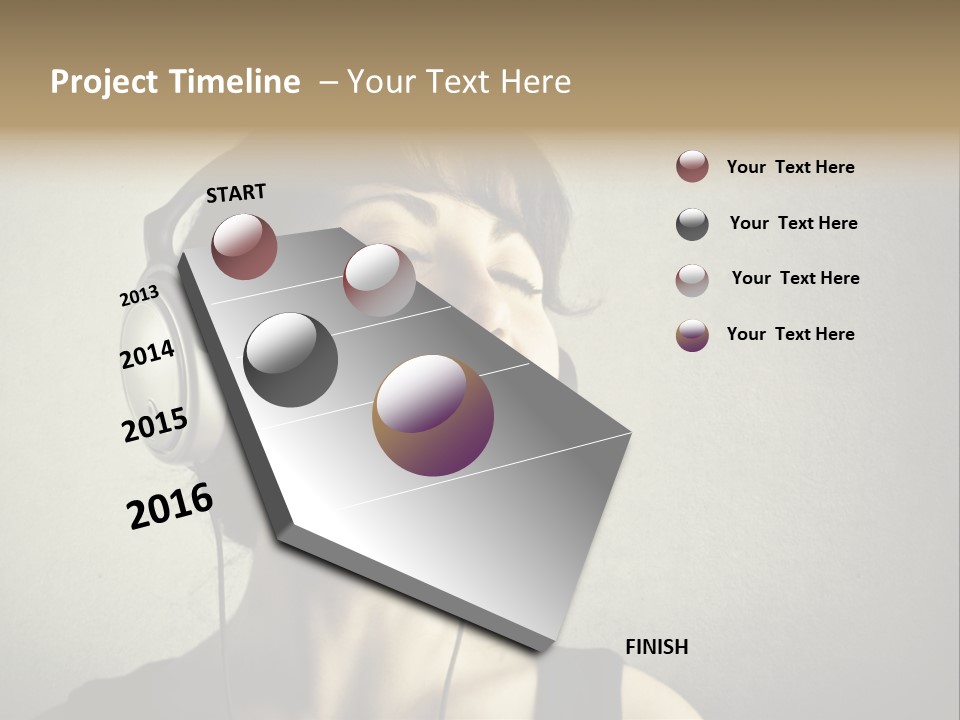 Lesson Beauty Isolated PowerPoint Template