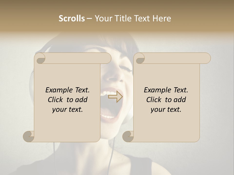 Lesson Beauty Isolated PowerPoint Template