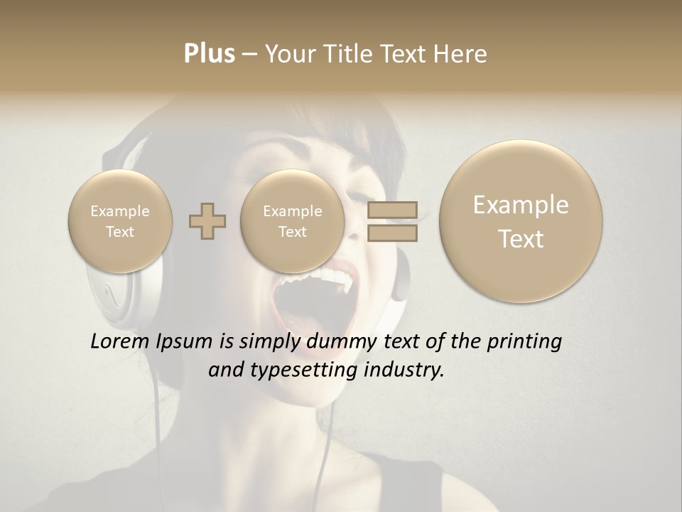Lesson Beauty Isolated PowerPoint Template