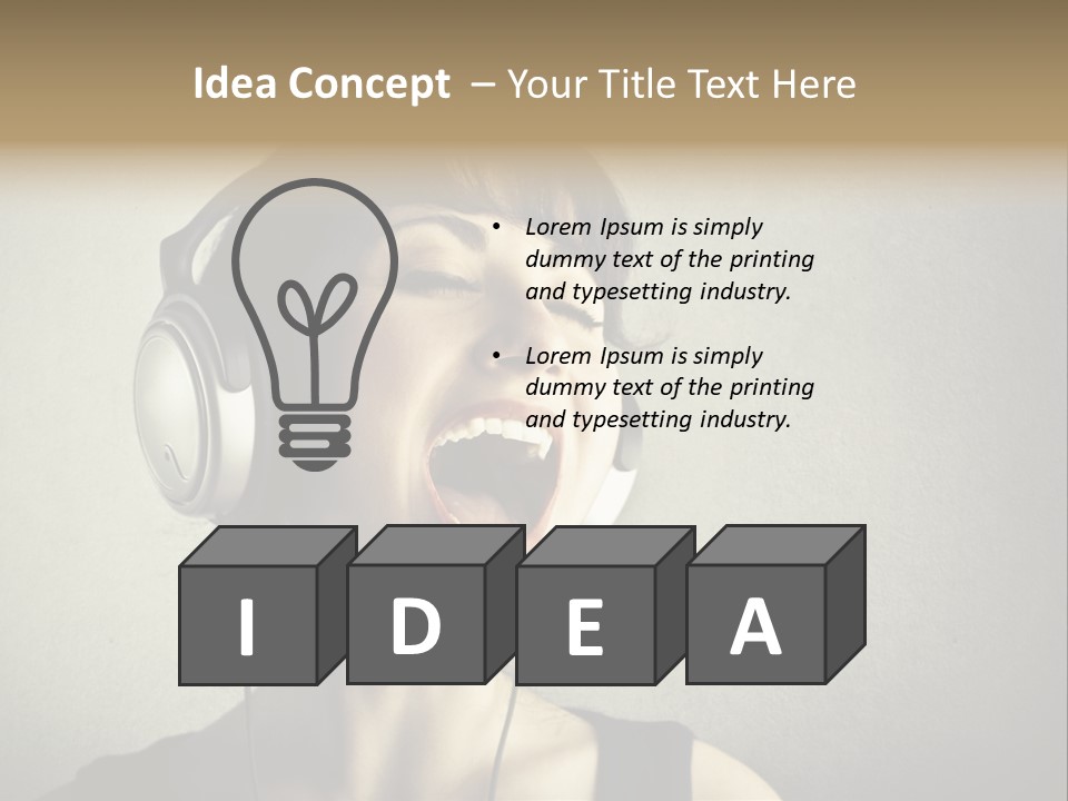 Lesson Beauty Isolated PowerPoint Template