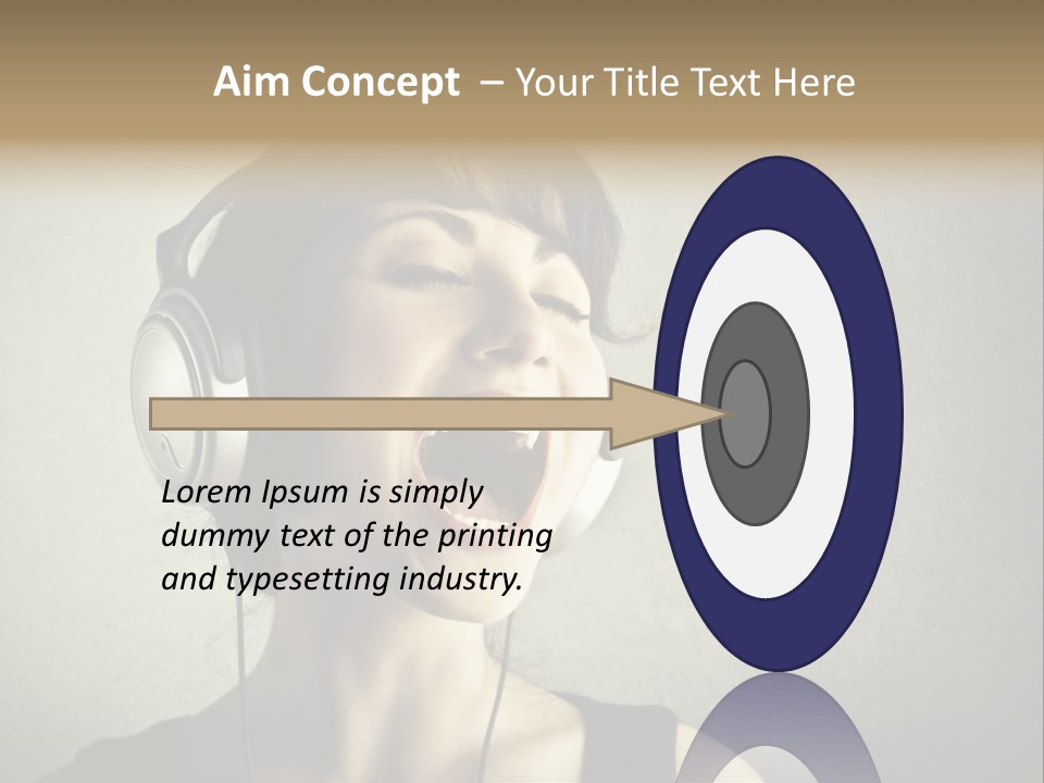 Lesson Beauty Isolated PowerPoint Template