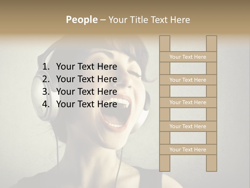 Lesson Beauty Isolated PowerPoint Template