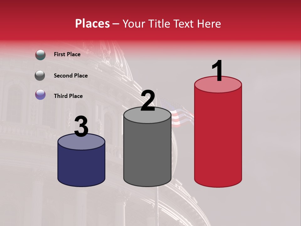 Senate Dome Washington PowerPoint Template