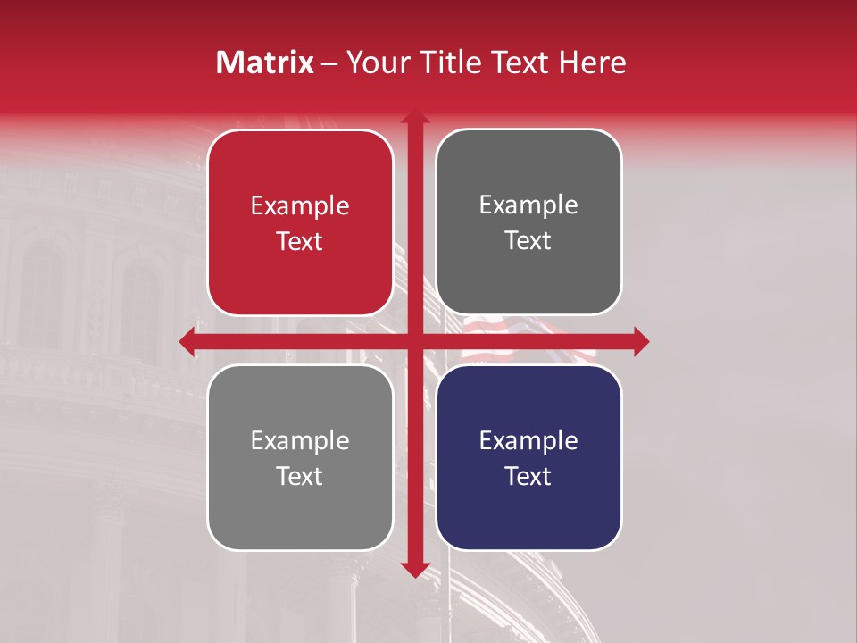Senate Dome Washington PowerPoint Template