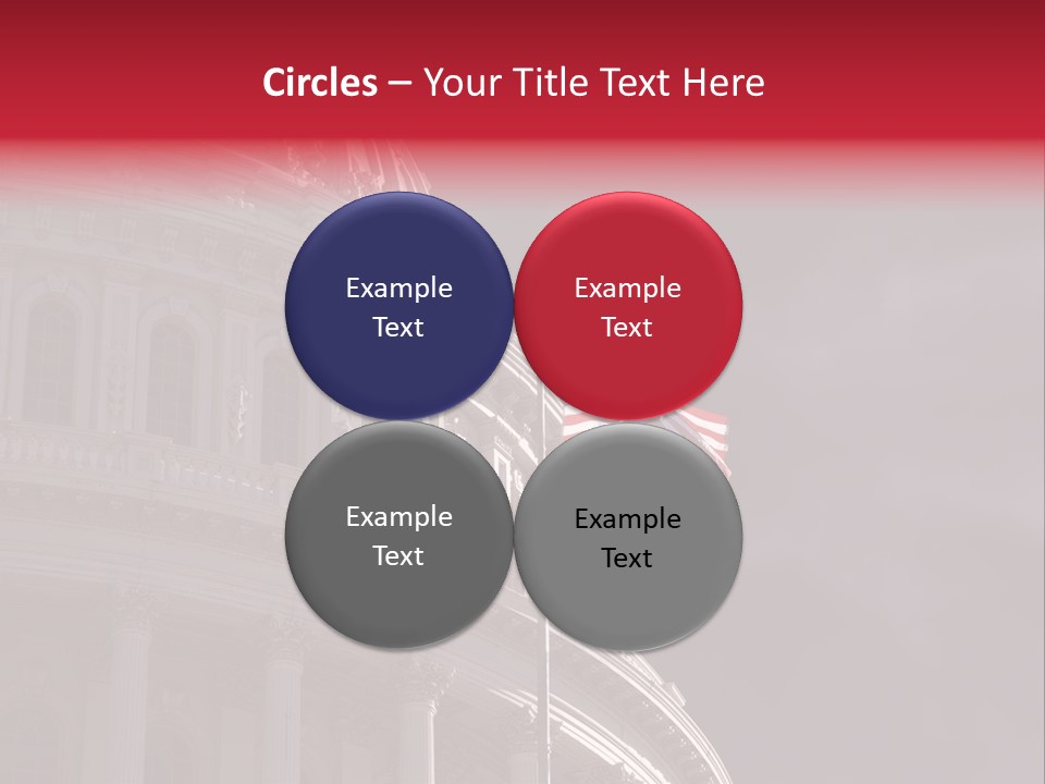 Senate Dome Washington PowerPoint Template