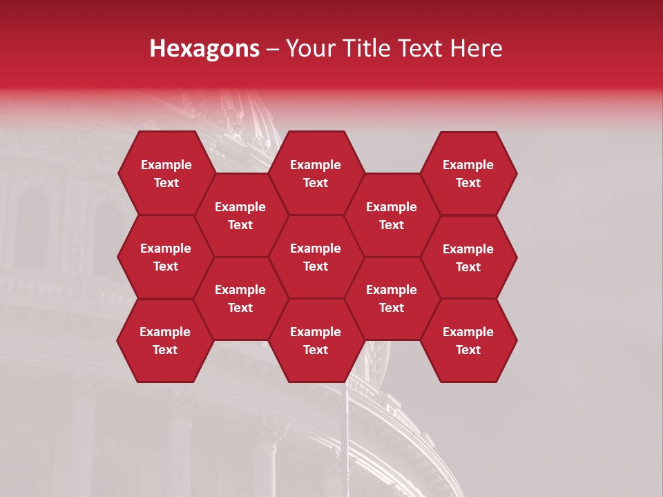 Senate Dome Washington PowerPoint Template