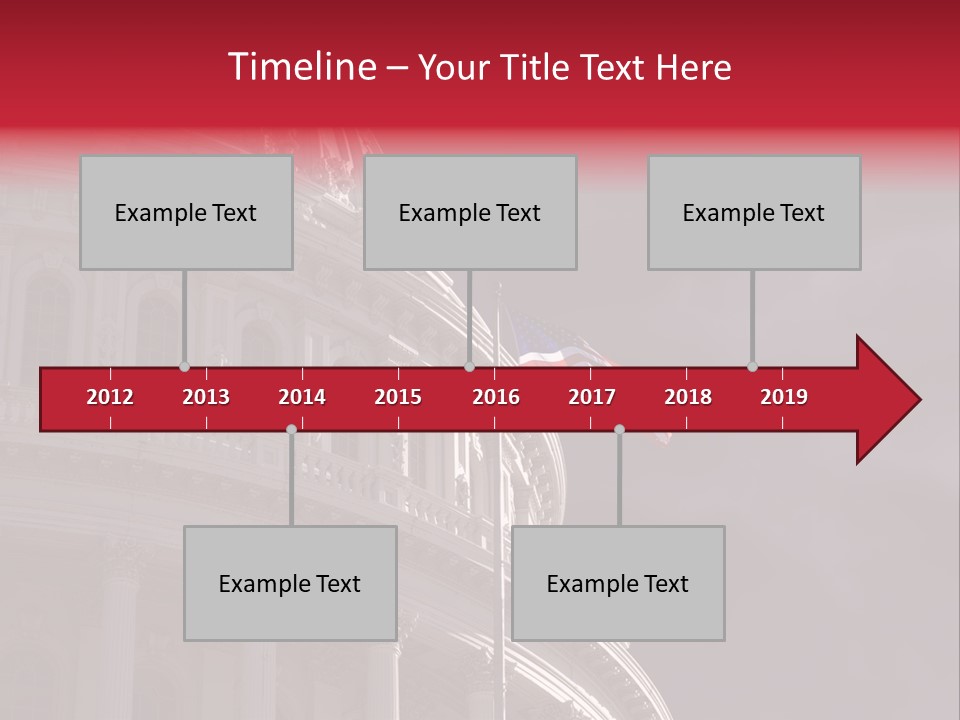 Senate Dome Washington PowerPoint Template
