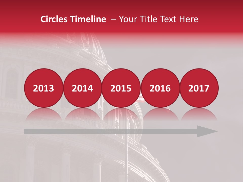 Senate Dome Washington PowerPoint Template