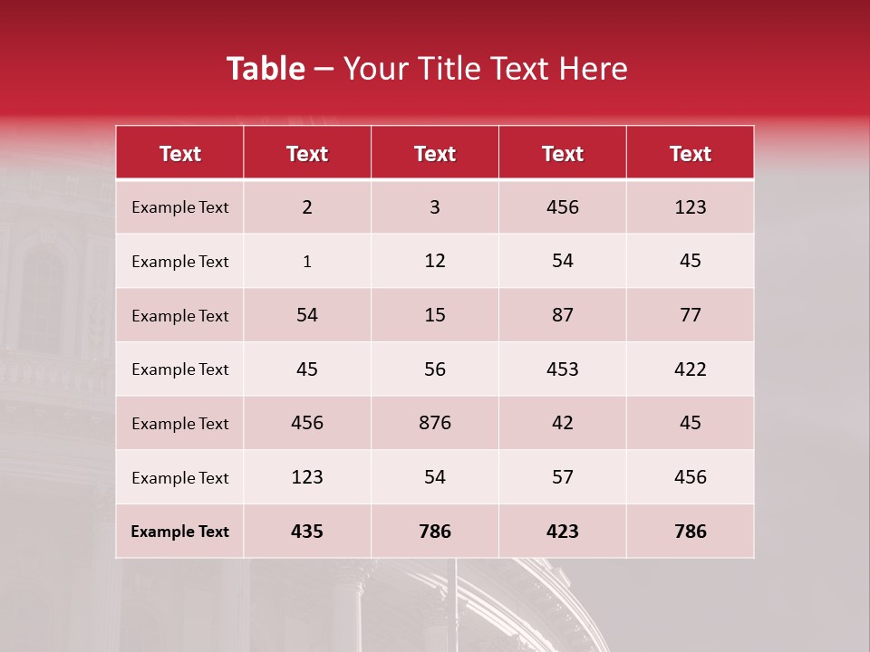 Senate Dome Washington PowerPoint Template