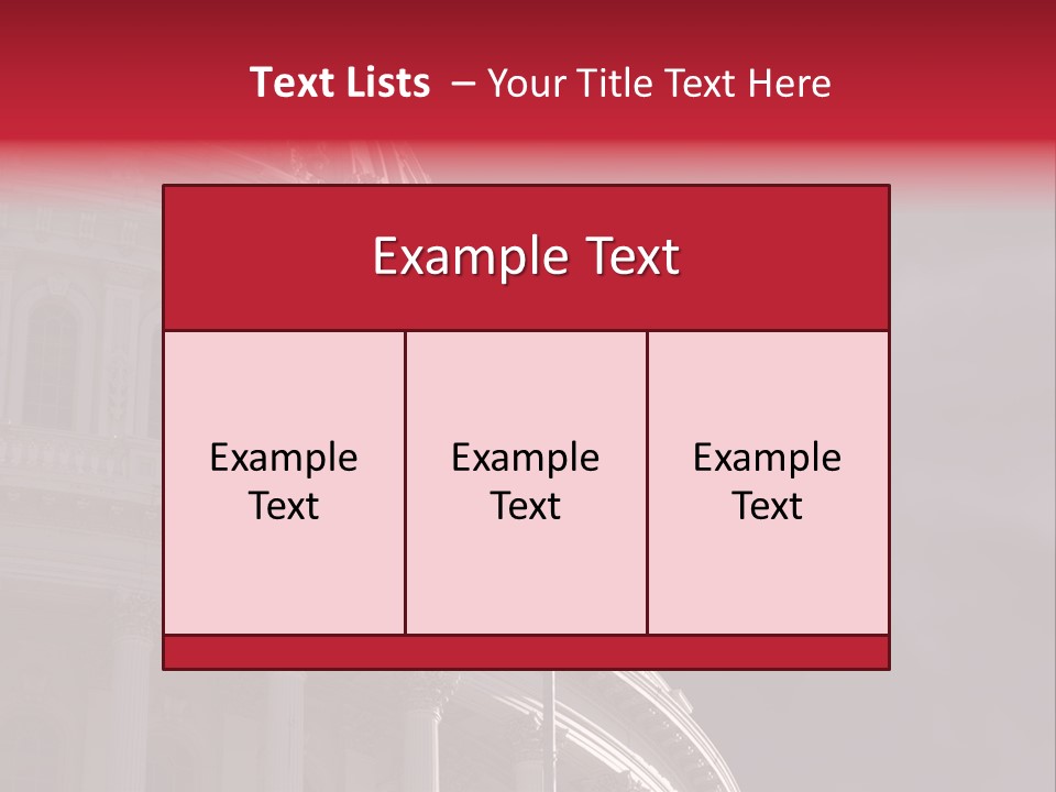 Senate Dome Washington PowerPoint Template
