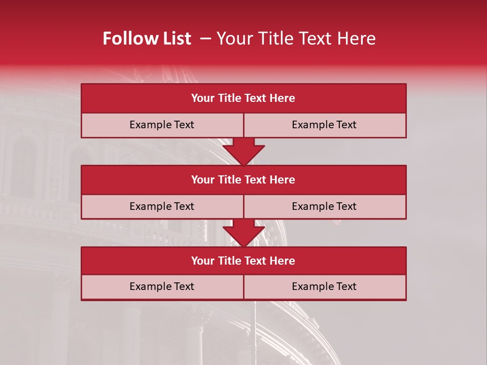 Senate Dome Washington PowerPoint Template