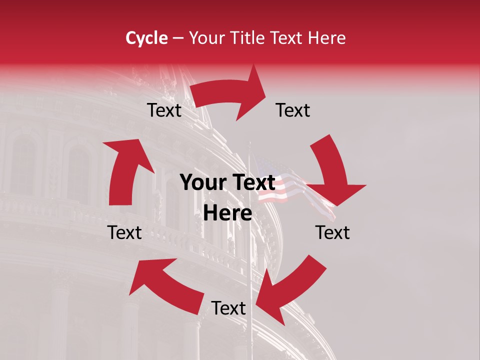 Senate Dome Washington PowerPoint Template