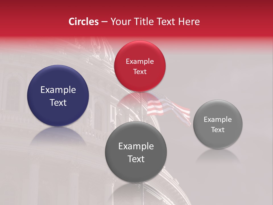 Senate Dome Washington PowerPoint Template