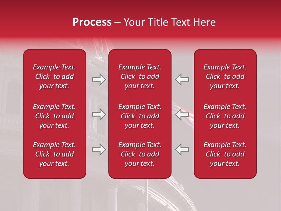 Senate Dome Washington PowerPoint Template