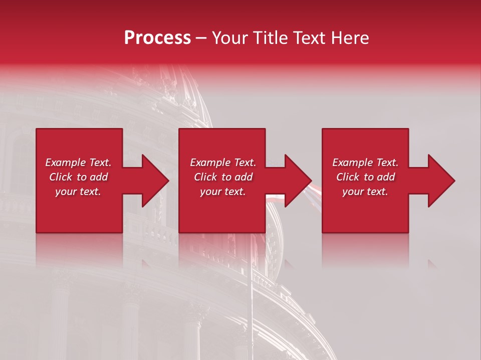 Senate Dome Washington PowerPoint Template