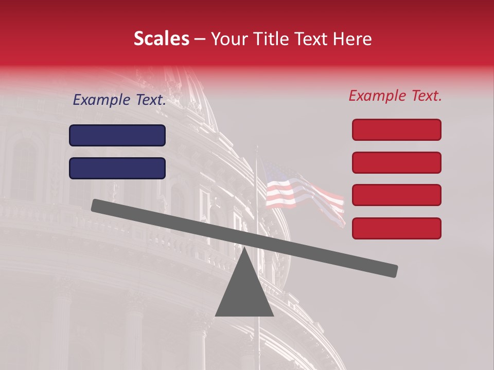 Senate Dome Washington PowerPoint Template