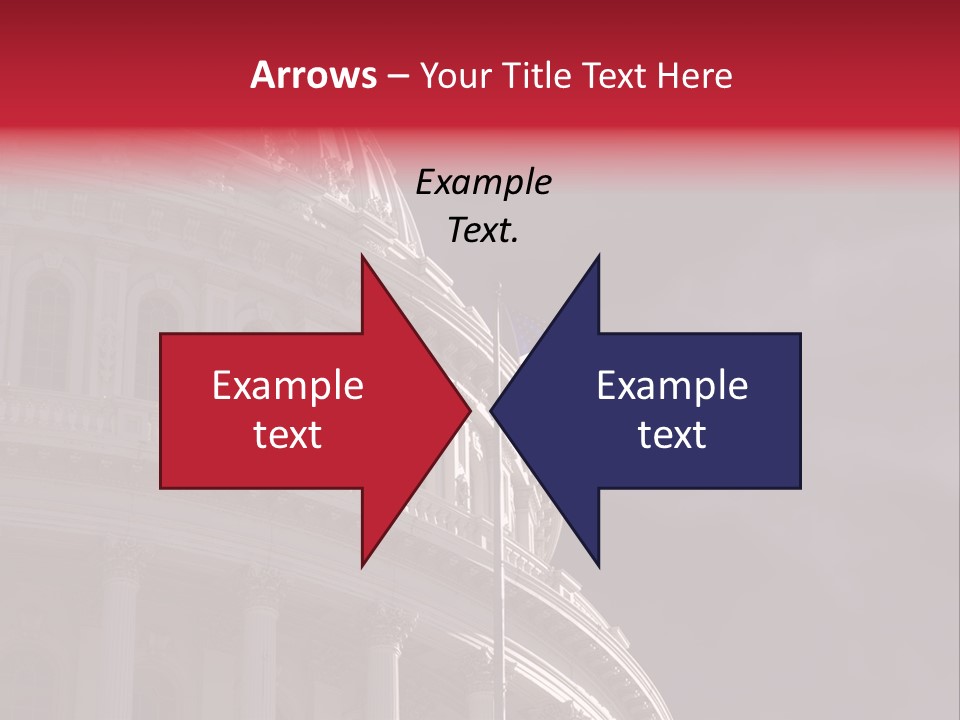 Senate Dome Washington PowerPoint Template