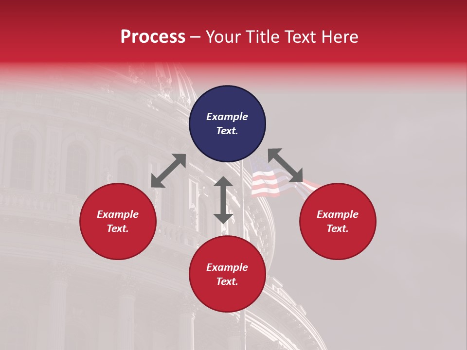 Senate Dome Washington PowerPoint Template