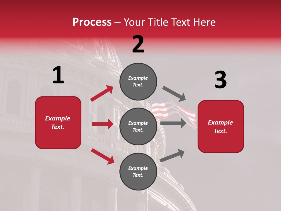 Senate Dome Washington PowerPoint Template